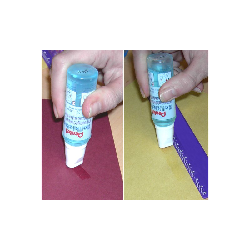 Pentel Roll'n Glue colle à rouleau, rechargeable, 30 ml